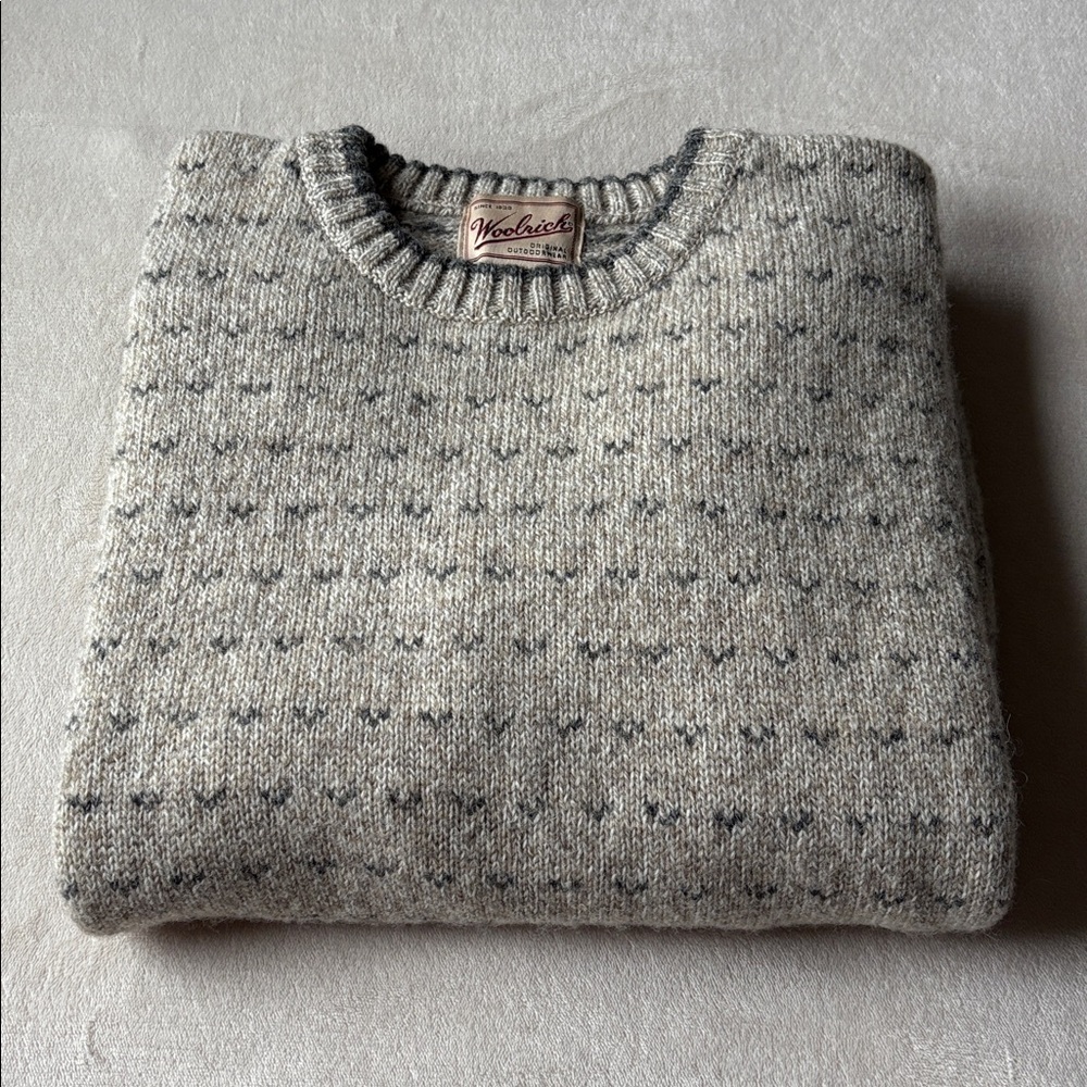 Woolrich Gray Crewneck Sweater